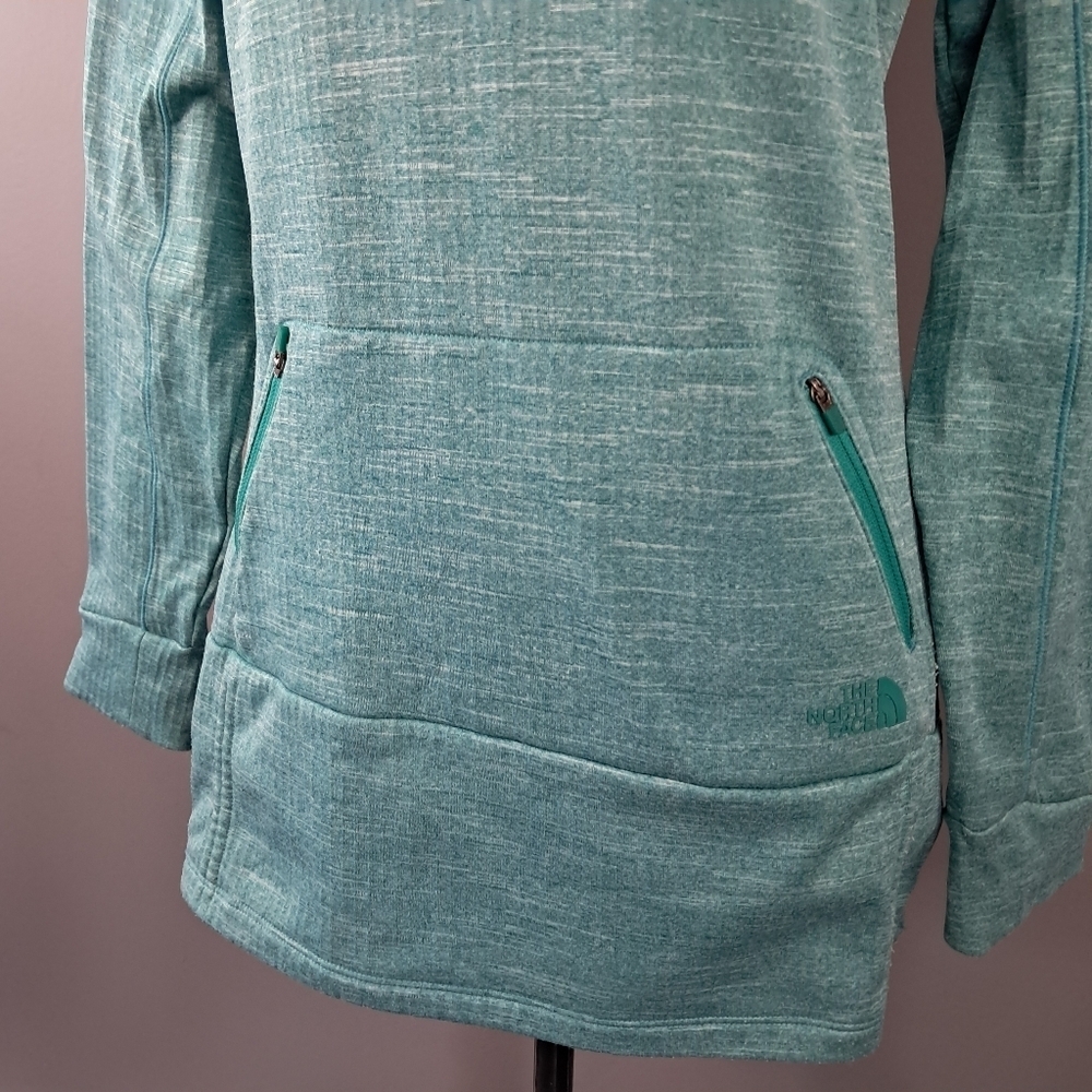 The North Face Women’s Mountain Athletics Teal Dynamix Hoodie Size Small - Picture 3 of 12